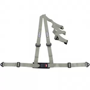 Tenzo-R Sport Harness Belt Safety Belt 3 Point Grey with E Mark