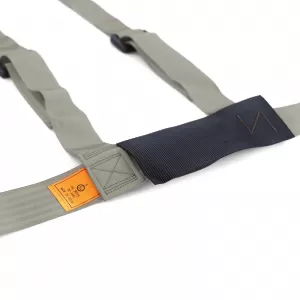Tenzo-R Sport Harness Belt Safety Belt 3 Point Grey with E Mark