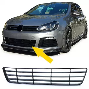 Bumper grille radiator grill insert for VW Golf 6 R20 bumper 08-12