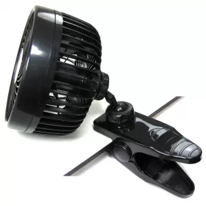 12-volt fan for car 15cm for cigarette lighter with clamp base