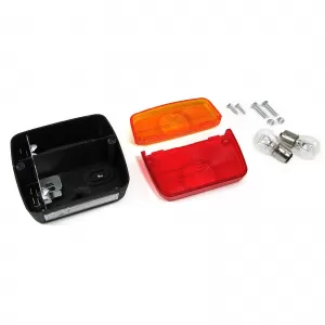 Tail lights set lighting trailer caravan universal with E-mark