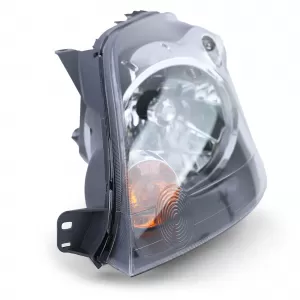 Headlights H4 Black with Motor Pair for Ford Fiesta JH JD 05-07
