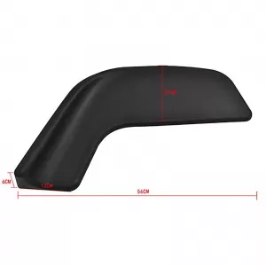Front spoiler flaps cup wings flat universal black performance 2-image-6191597