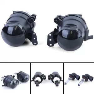 Projector fog lights with lens black smoke suitable for BMW 6 Series E63 E64