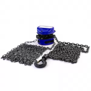 RAMROXX Pro 1000kg Chain Hoist Pulley Black up to 4 Meters