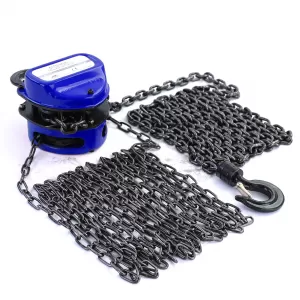 RAMROXX Pro 1000kg Chain Hoist Pulley Black up to 4 Meters