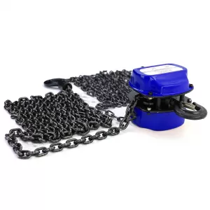 RAMROXX Pro 1000kg Chain Hoist Pulley Black up to 4 Meters