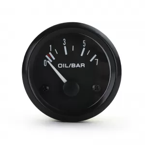 image-11-Olajnyomásmérő kiegészítő műszer 52mm Youngtimer Classic fekete megvilágított