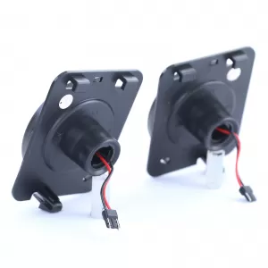 LED side indicators black smoke pair suitable for Jeep Wrangler JK 07-17