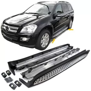 image-31-Alumínium fellépő küszöbvédő OE stílusú ABE-vel Mercedes GL X164 06-12