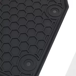 Car Rubber Floor Mats Black Premium Set for Mitsubishi Outlander 12-15