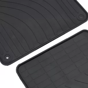 Car Rubber Floor Mats Black Premium Set for Peugeot 508 I 10-18