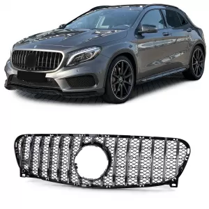 Sport grille black gloss chrome suitable for Mercedes GLA X156 13-16