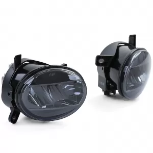 Clear Glass LED Fog Lights Black Smoke for Audi A4 8K A6 4F Q5 Seat Exeo