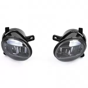 Clear Glass LED Fog Lights Black Smoke for Audi A4 8K A6 4F Q5 Seat Exeo