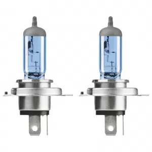 NEOLUX Osram H4 Blue Light 60/55W 12V Halogen Bulbs Xenon Look 2 Pieces