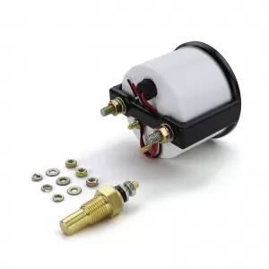 52mm auxiliary gauge oil temperature youngtimer classic black
