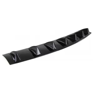 Universal rear bumper diffuser with 7 fins carbon look-image-6191993