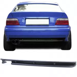 Sport rear diffuser insert twin pipe left suitable for BMW 3 Series E36 90-99