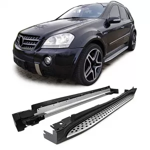 image-32-Alumínium fellépő küszöbvédő OE stílusú ABE-vel Mercedes ML W164 05-11