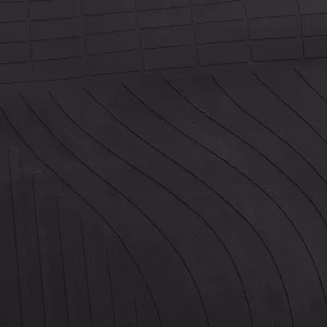 Car Rubber Floor Mats Black Premium Set suitable for 7 Series BMW F01 2008-2015