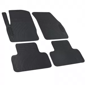 Car Rubber Floor Mats Black Premium Set for Range Rover Evoque I 11-19