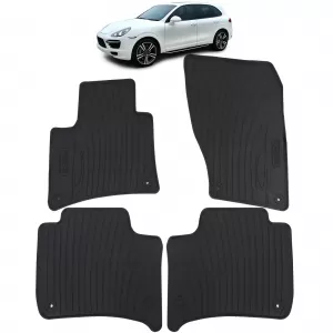 image-9-Prémium gumi autószőnyeg szett fekete Porsche Cayenne 10-19