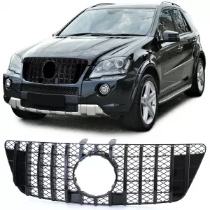 image-29-Sport hűtőrács fényes fekete Mercedes ML W164 Facelift 2008-2011