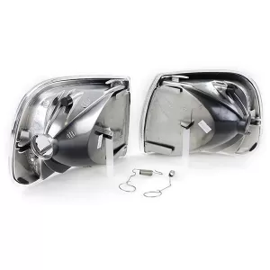 Clear glass indicator black for VW Bus T4 Multivan Caravelle from 96