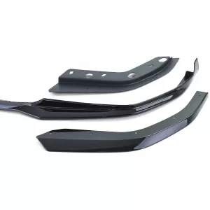 Front spoiler lip performance glossy black fits for 3 Series BMW G20 G21 2019-2022