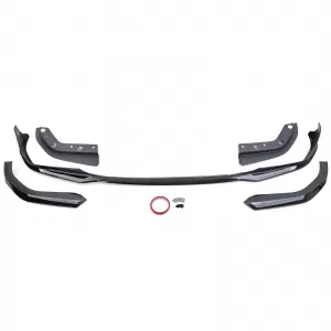Front spoiler lip performance glossy black fits for 3 Series BMW G20 G21 2019-2022