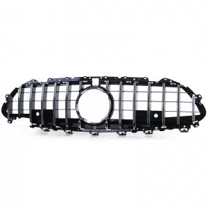 Sport grille chrome glossy black for Mercedes CLS C257 from 17