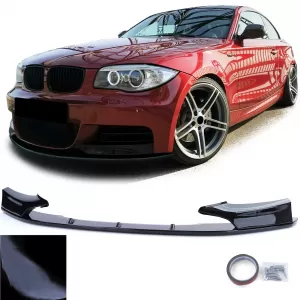 Front spoiler performance with gloss splitter suitable for BMW 1 Series F20 F21 10-15