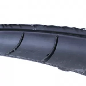 Diffusore posteriore sportivo nero lucido con terminali cromati adatto per Mercedes CLA C117 16-19-image-6192315