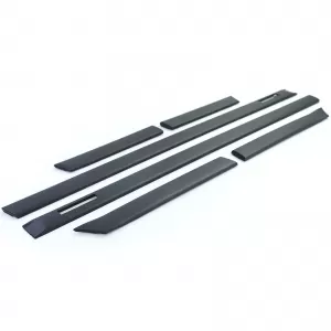 Door trim impact moldings 6-piece set fits BMW 3 Series E36 Coupe Cabrio M 90-99