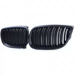 Double Slat Performance Kidney Grille Black for 3 Series BMW E92 E93 2005-2010