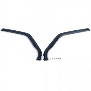 Wind deflector rain deflector wind protection black smoke for VW T4 bus transporter