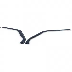 Wind deflector rain deflector wind protection black smoke for VW T4 bus transporter