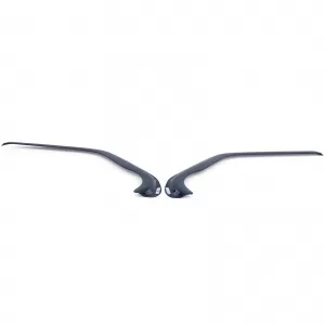 Wind deflector rain deflector wind protection black smoke for VW T4 bus transporter