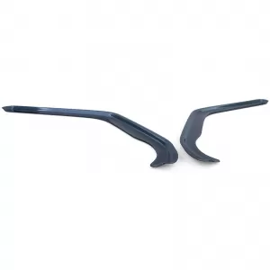 Wind deflector rain deflector wind protection black smoke for VW T4 bus transporter