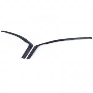 Wind deflector rain deflector wind protection black smoke for VW Caddy 3 04-15