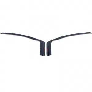 Wind deflector rain deflector wind protection black smoke for VW Caddy 3 04-15