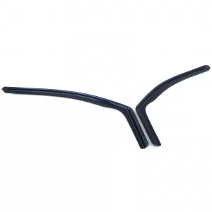 Wind deflector rain deflector wind protection black smoke for VW Caddy 3 04-15