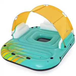 Bestway 5-person inflatable Sunny Lounge island with canopy 291x265x83cm