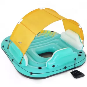 Bestway 5-person inflatable Sunny Lounge island with canopy 291x265x83cm