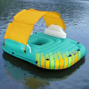 Bestway 5-person inflatable Sunny Lounge island with canopy 291x265x83cm