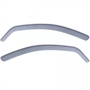 Wind deflector rain deflector wind protection black smoke for VW Caddy 5 SB from 20