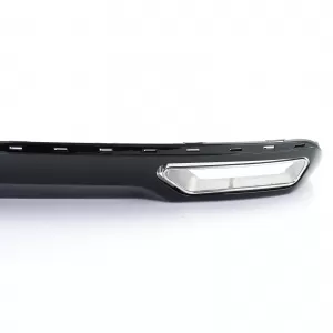 Diffusore posteriore + terminali di scarico look W12 adatto per Audi A6 C7 4G 10-14 2.8 3.0 senza S-Line-image-6192446
