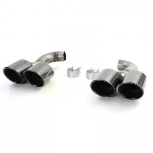 Rear Diffuser Performance Conversion + Black Tailpipes fits BMW X4 G02 18-21