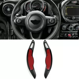Paddle shifter extension aluminum black fits Mini Clubman F54 Countryman F60